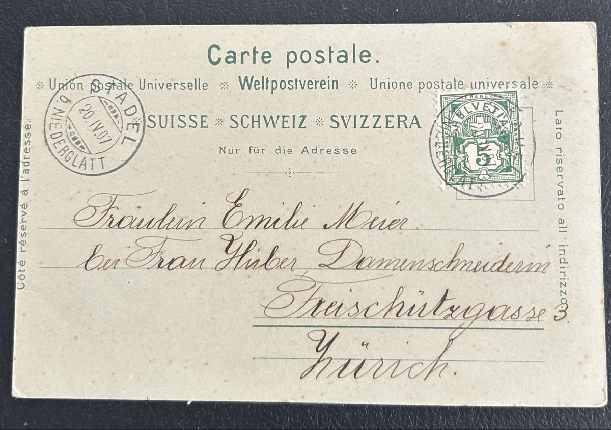 Ansichtskarten: Gruss aus Stadel ZH Litho – Gebraucht aus Horw von Tellbub 1