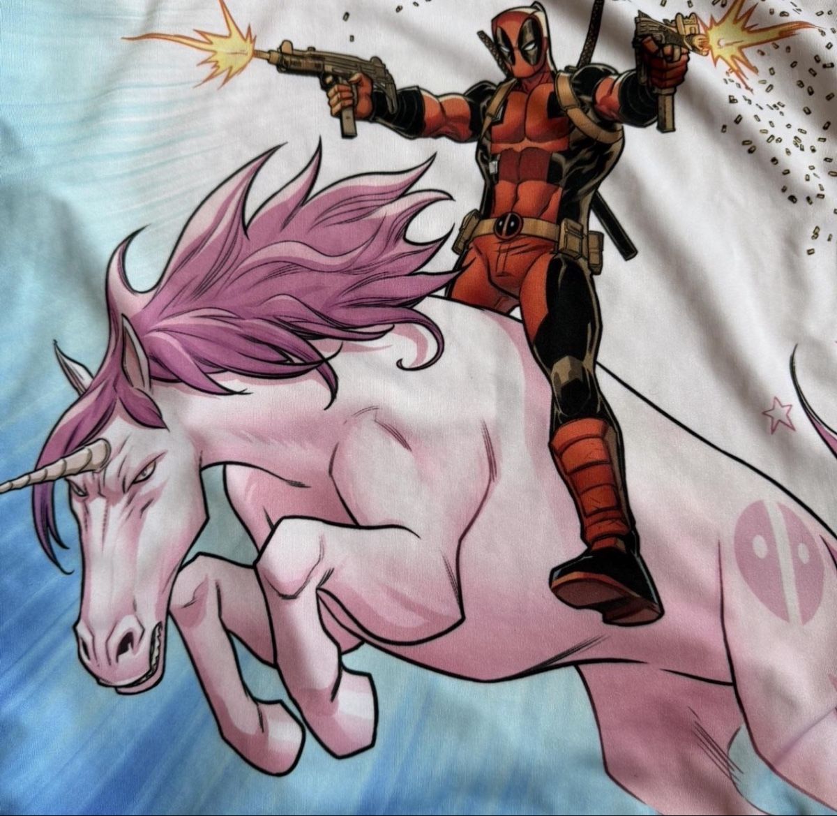 Top: Deadpool & Einhorn Top, Grösse S  🦄 – Nuovo (secondo la descrizione) da Lenzburg venduto da Vani1313 2
