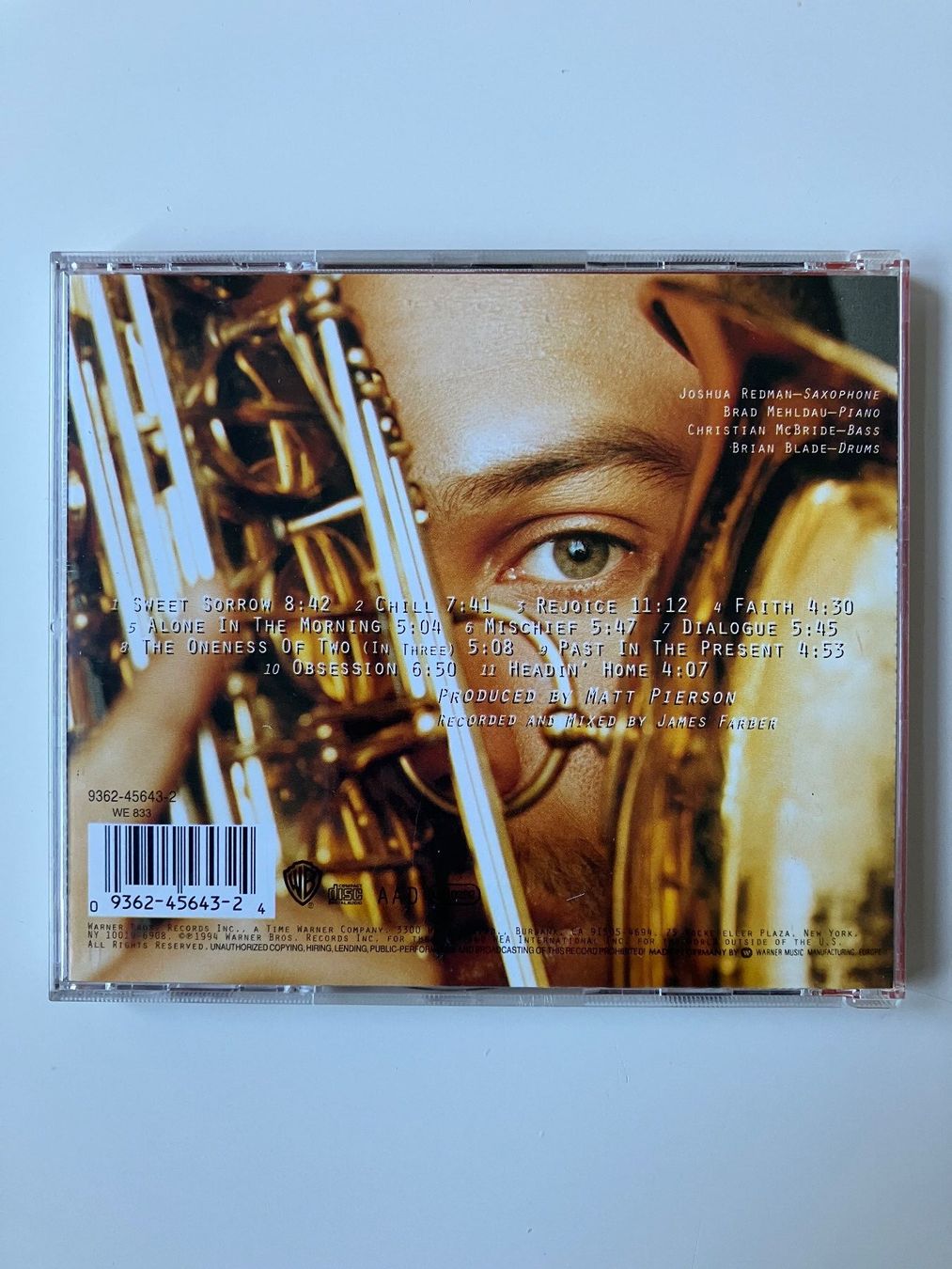 CDs: Joshua Redman Quartet – MoodSwing CD – Gebraucht aus Luzern von Madvibe 2