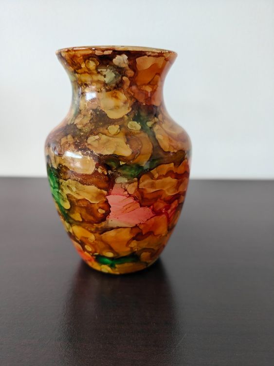 Vase En Verre Gravé à La Main – Thème Sherlock Holmes – Pièce D'Artisanat