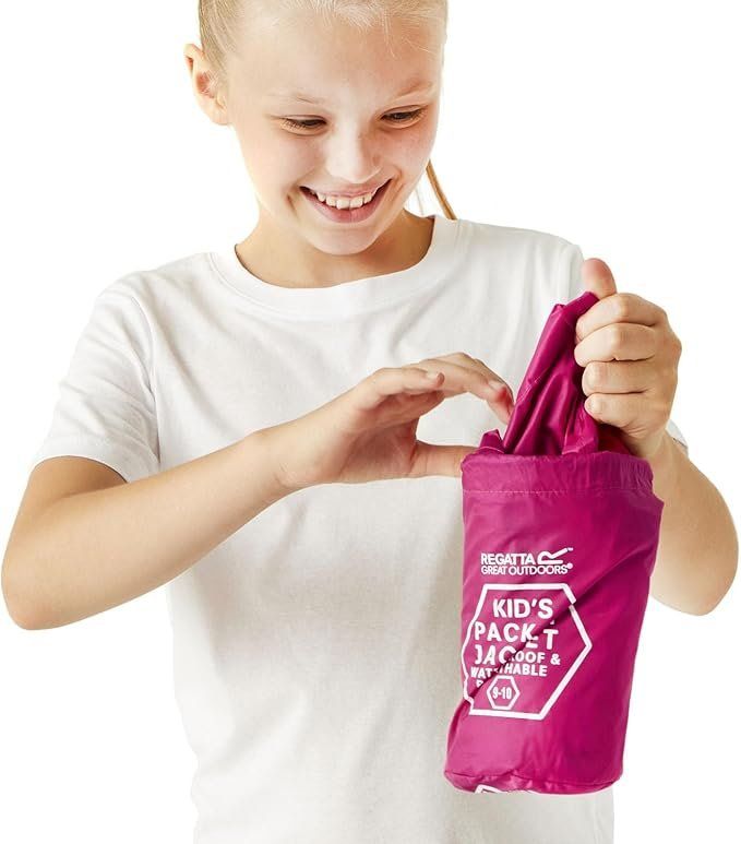 Jacken & Mäntel: Regatta Mädchen Kid Pack It Regenjacke III - Grösse 176 – Neu und originalverpackt aus Braunau von Brand-Store 2