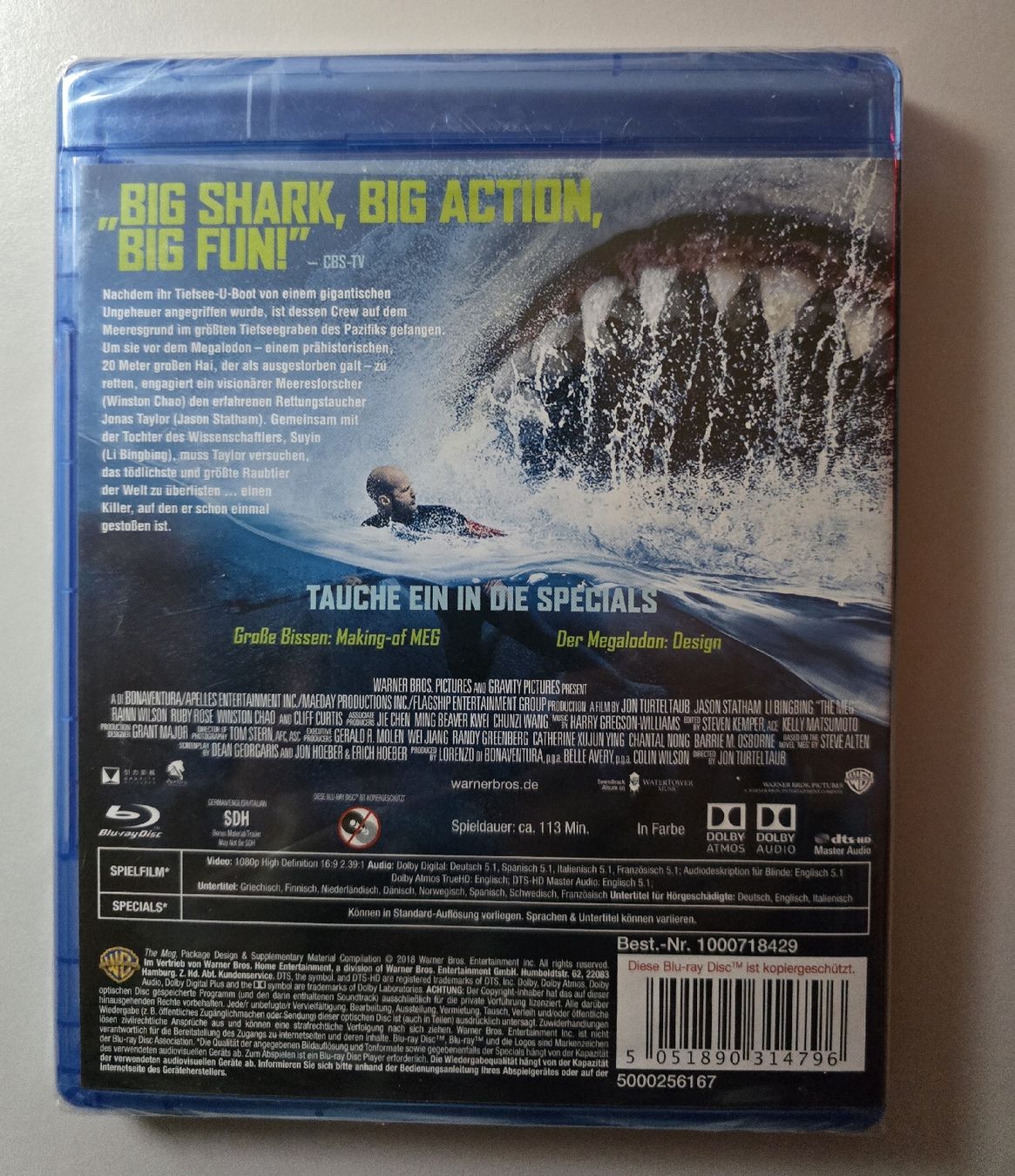 Tutti i DVDs: Blu-ray MEG (ab 12) – Nuovo e nell'imballaggio originale da Eggersriet venduto da Rotti44 1