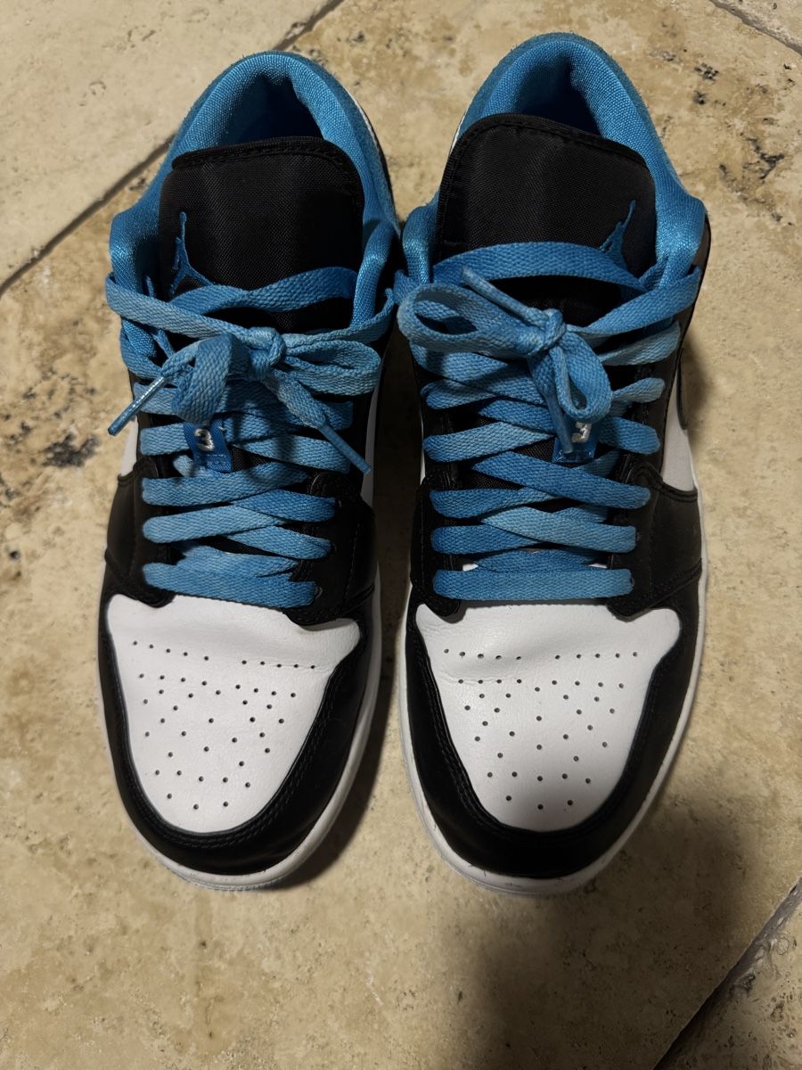 Scarpe da uomo: Air Jordan 1 Low Gr. 42.5 Türkis Schwarz Sneaker – Nuovo (secondo la descrizione) da Buchrain venduto da Babyblau777 1