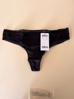 String, PASSIONATA, Grösse 40, Schwarz mit Blumenmuster