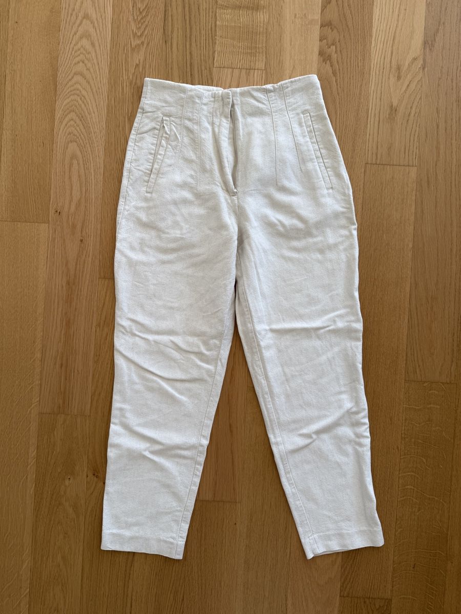 Zara Hosen: ZARA Leinenhose Gr. S Sommerhose light beige – Gebraucht aus Ebikon von her_82yr