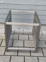 Chromstahl Regal für GN2/1 Bleche