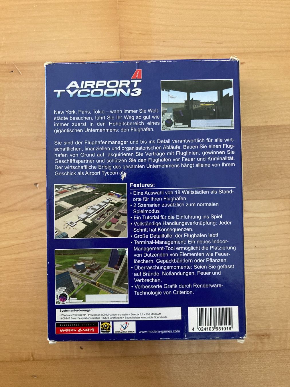 Spiele: Airport Tycoon 3 (Boxed Edition) – Gebraucht aus Dübendorf von dreamliner-787 1