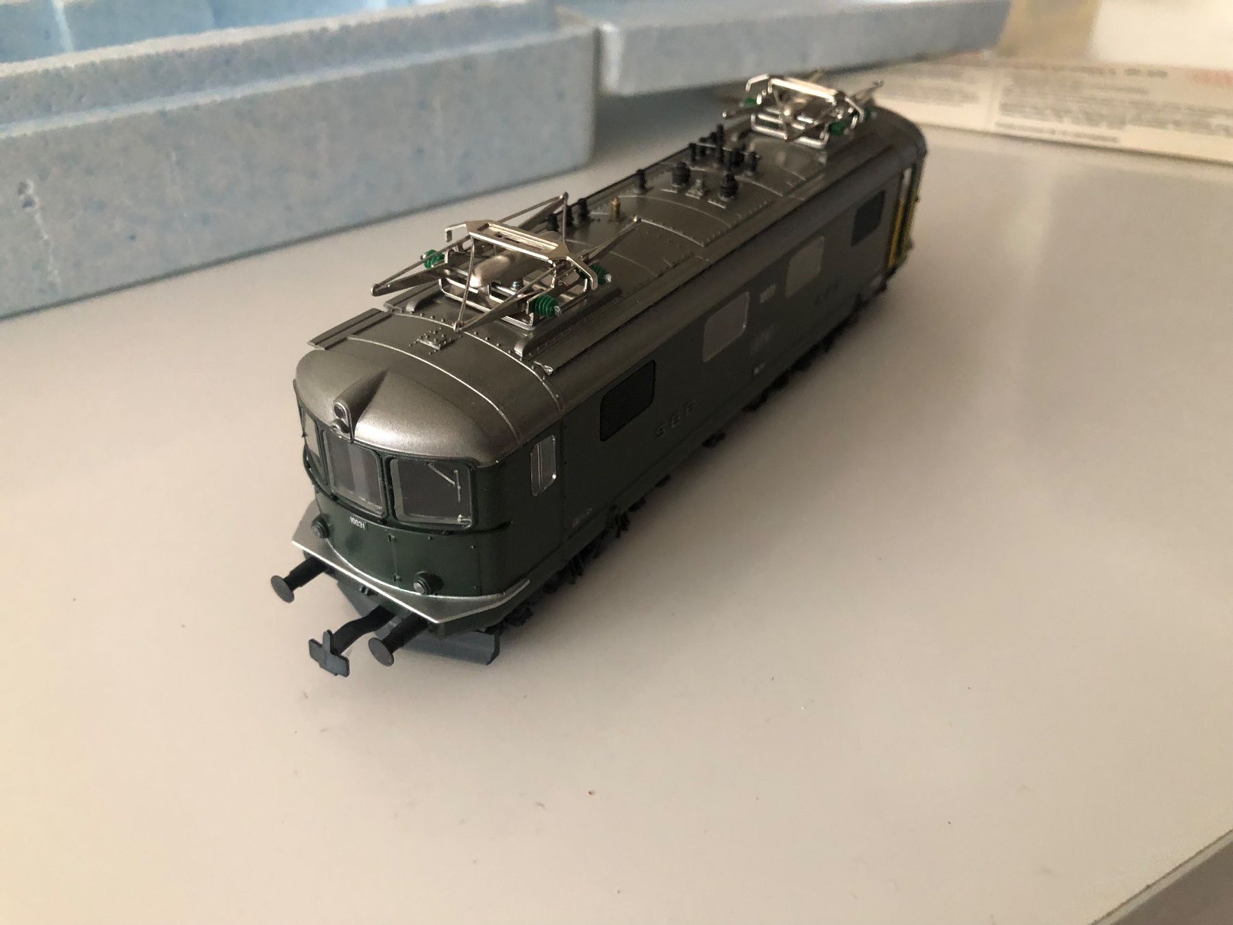Hag Modellini di ferrovie: Hag Lok 221 wie neu – Usato da Ostermundigen venduto da Garmin03 2
