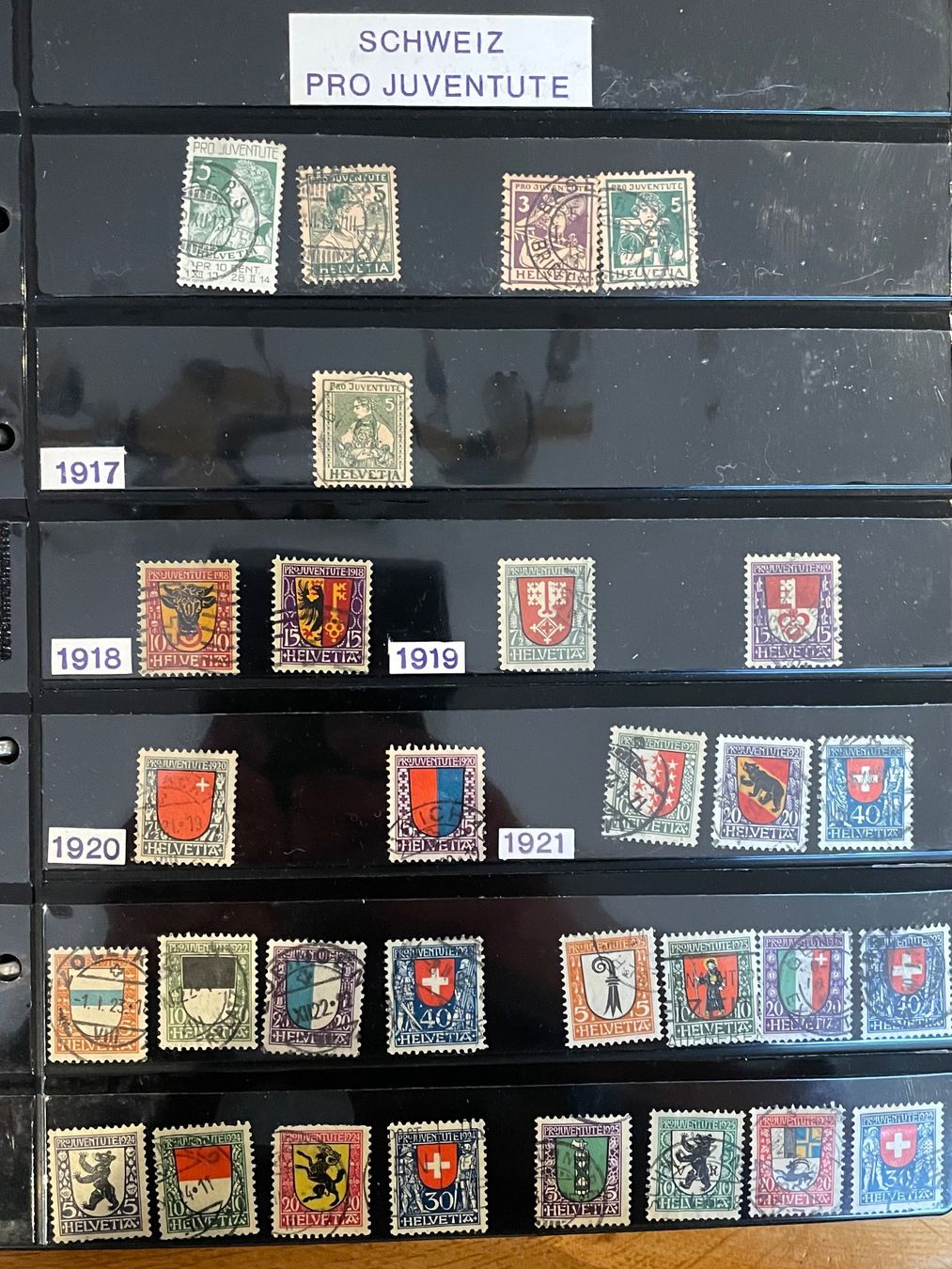 Alle Briefmarken: Pro Juventute, Briefmarken Schweiz – Gebraucht aus Kräiligen von MonteBerna