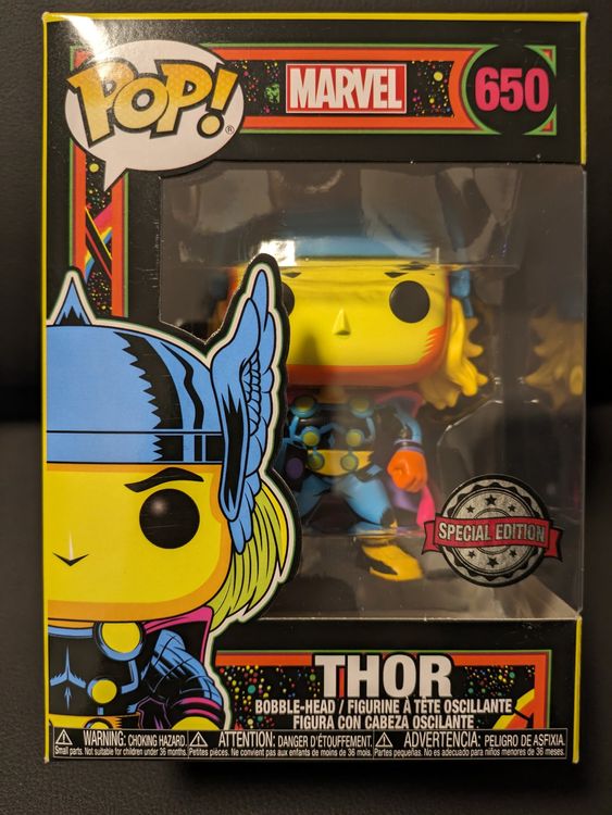 Funko Pop! Marvel - Thor #650 Black Light | Kaufen auf Ricardo