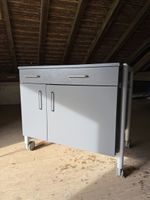 Küchenrollwagen Allmilmö grau mit Schubladen gebraucht
