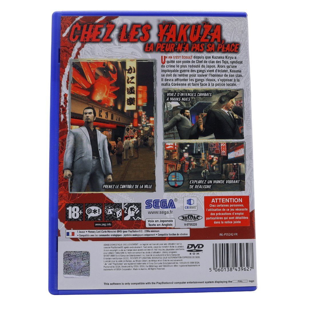 Jeux: Yakuza 2 FRA - PS2 – D'occasion à Paudex par dindeboy 1