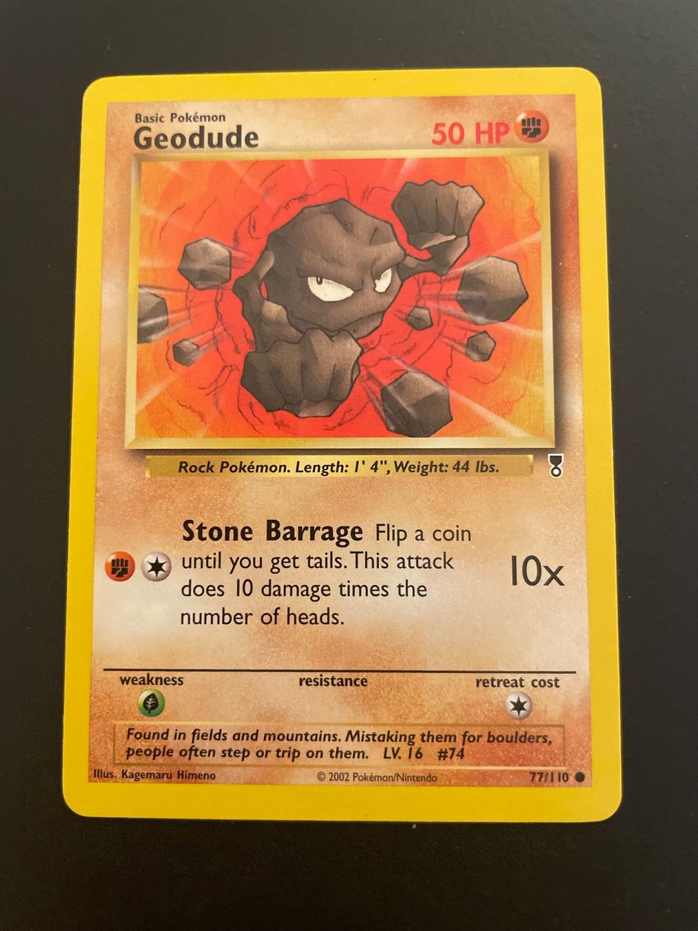 Pokémon Carte collezionabili: Geodude 77/110 Legendary Collection – Usato da Zürich venduto da pokemon_cards