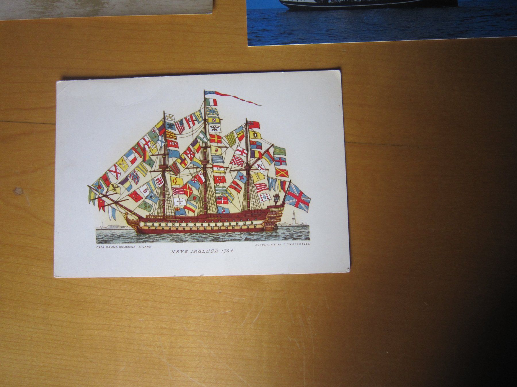 Cartoline postali: No 10 Schöne Postkarten Segelschiffe – Usato da Gordola venduto da Polentaefung 3