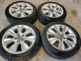Alufelgen mit Sommerreifen Audi 215/45R16