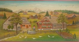 Antiquitäten Kunst Gemälde Appenzeller Bauernmalerei