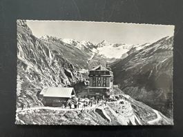 AK  1949 Furka hotel Belvedere Stempel Eisgrotte      (G846)