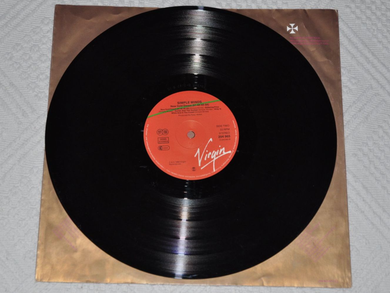 Schallplatten: LP Simple Minds - New Gold Dream – Gebraucht aus Boll von Theodora15 5