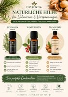Florentia Öl-Set: Rosmarin, Wintergrün, Mandelöl -NEU!