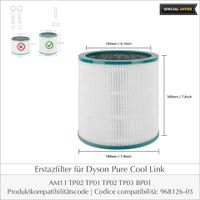 Filter für Dyson Pure Cool 968126-03 TP01 TP00 TP02 03 AM11