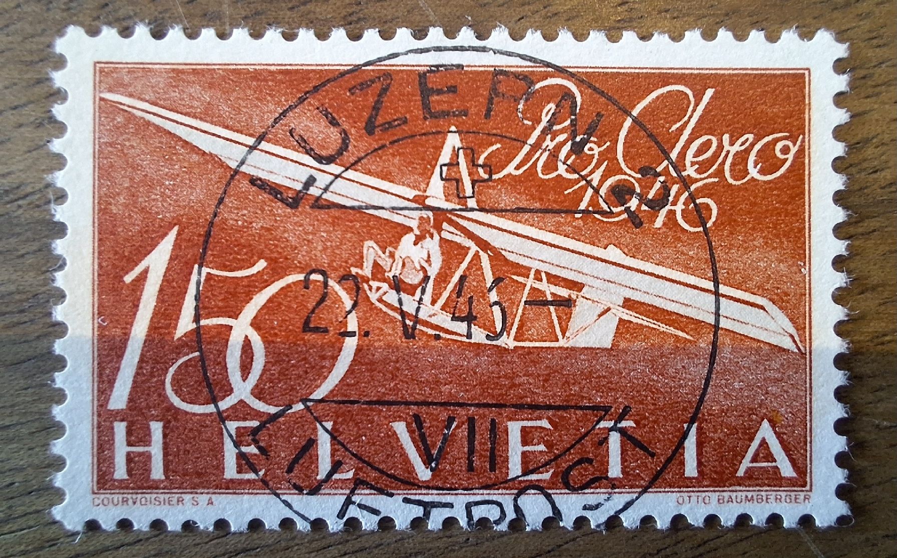 Tutti i francobolli: Flugpost F41 ET - Voll Kat. 100.- – Usato da Balgach venduto da SIMEON27