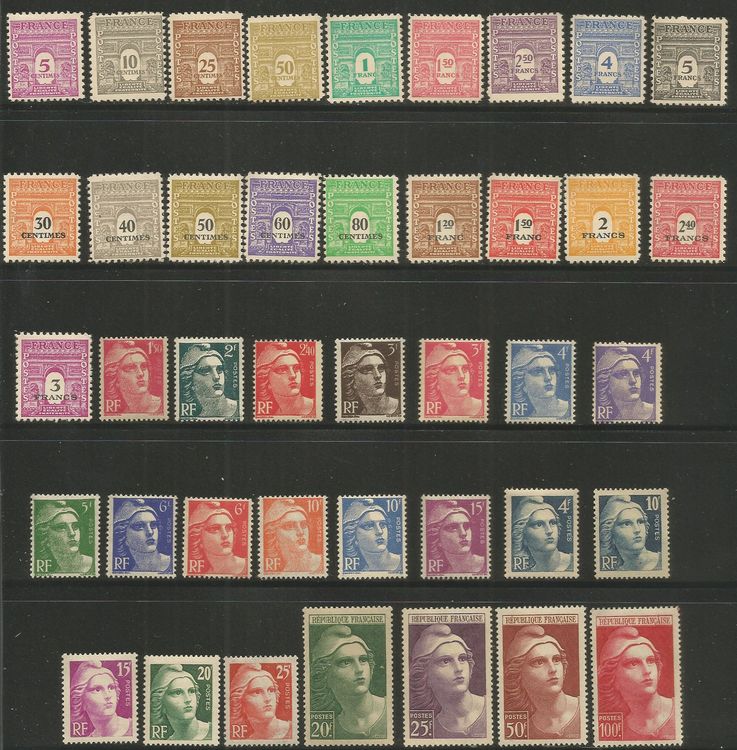 TIMBRES FRANCE ANNEE Complete 1972 Neuf** Vendue Avec Les Feuilles