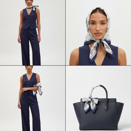 Céline Paris Tuch 46 × 46 cm – klassisches Motiv