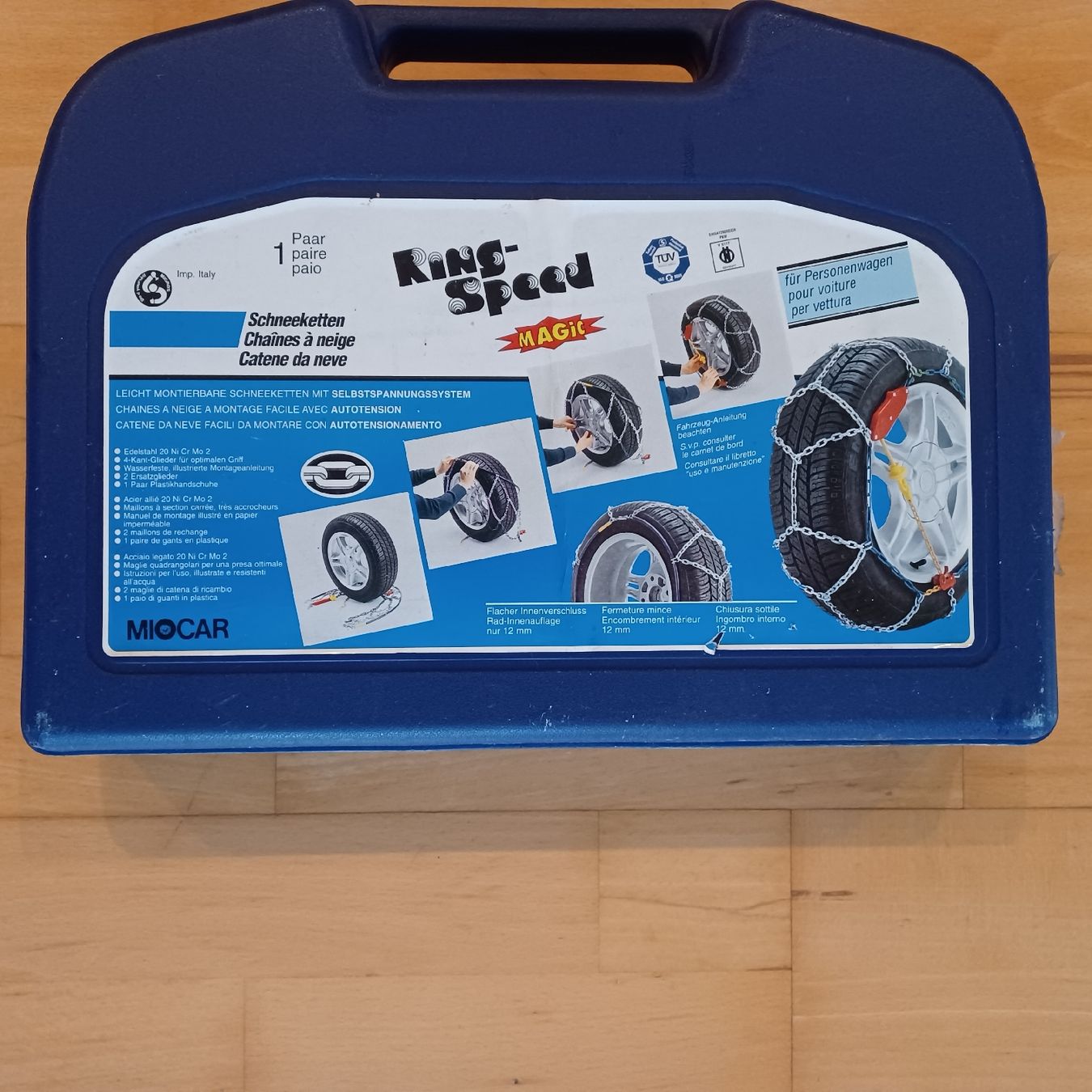 Catene da neve: Auto Schneeketten ,Mio Car , Ring - Speed – Nuovo e nell'imballaggio originale da Waldkirch venduto da Fantasia-101 1