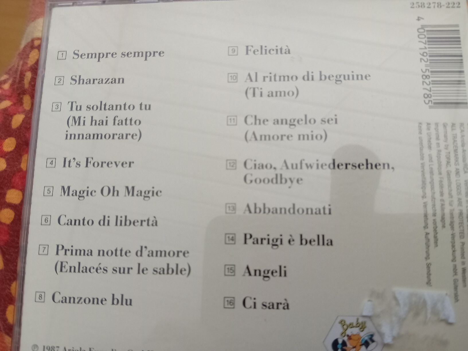 CD: CD Al Bano & Romina Power – Usato da Witterswil venduto da hele04 2