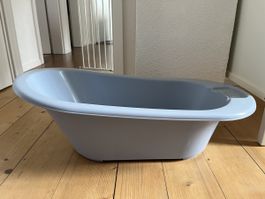 Baby Bathtub Light Blue Plastic