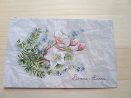 carte de vœux Bonne Année - neuve
