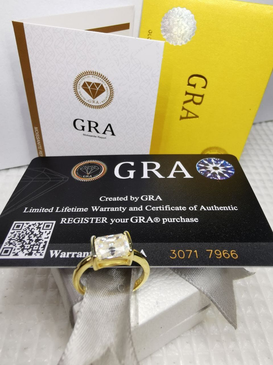Anelli: Bague argent avec diamant de moissanite de 2 ct GRA – Nuovo e nell'imballaggio originale da Reconvilier venduto da Tsma67 2