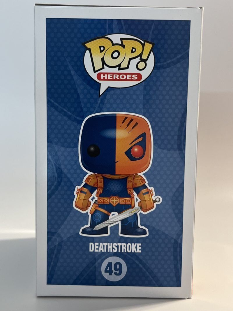 Funko Statuette: Funko POP! DC Comics Deathstroke Métallique Edition Limitée – Nuovo e nell'imballaggio originale da Le Mouret venduto da perfectbijou 1