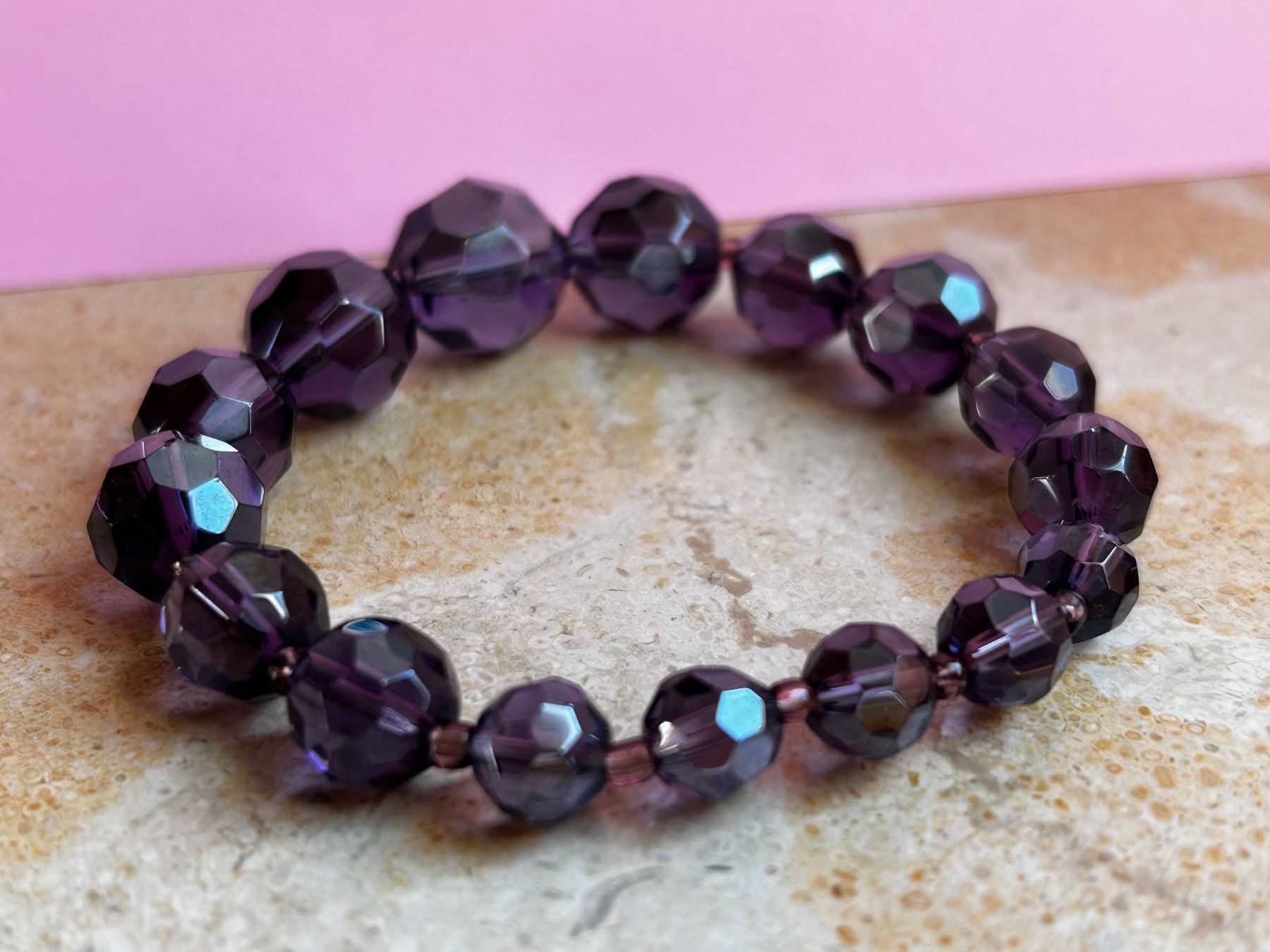 Armbänder & -reifen: Armband violett Disco-Fox oder Charleston – Gebraucht aus Laufen von Bellavitaboom 4