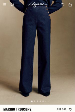 SÉZANE MARINO TROUSERS EU38
