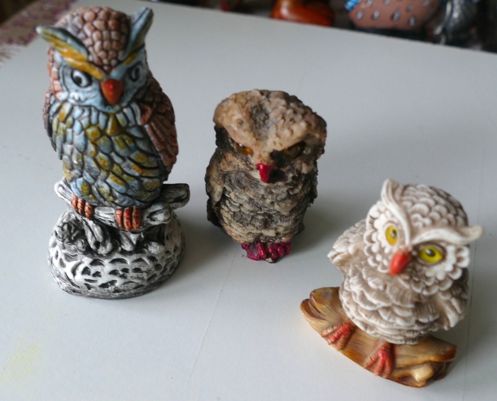 Statuette: 6 Deko Eulen Figuren, verschiedene Grössen – Usato da Dietlikon venduto da kes_j6d7 1