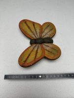 Wandschmuck Schmetterling aus Keramik bemalt gebraucht