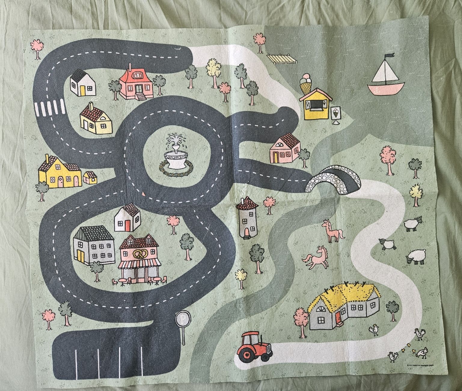 Spielzeuge: Autostrassen-Spieldecke – Gebraucht aus Cham von Fischli84