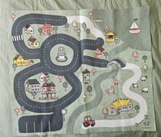 Autostrassen-Spieldecke