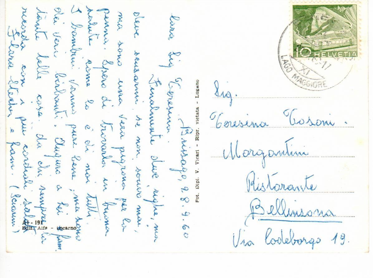 Ansichtskarten: Brissago – Gebraucht aus Wolhusen von Curver9 1