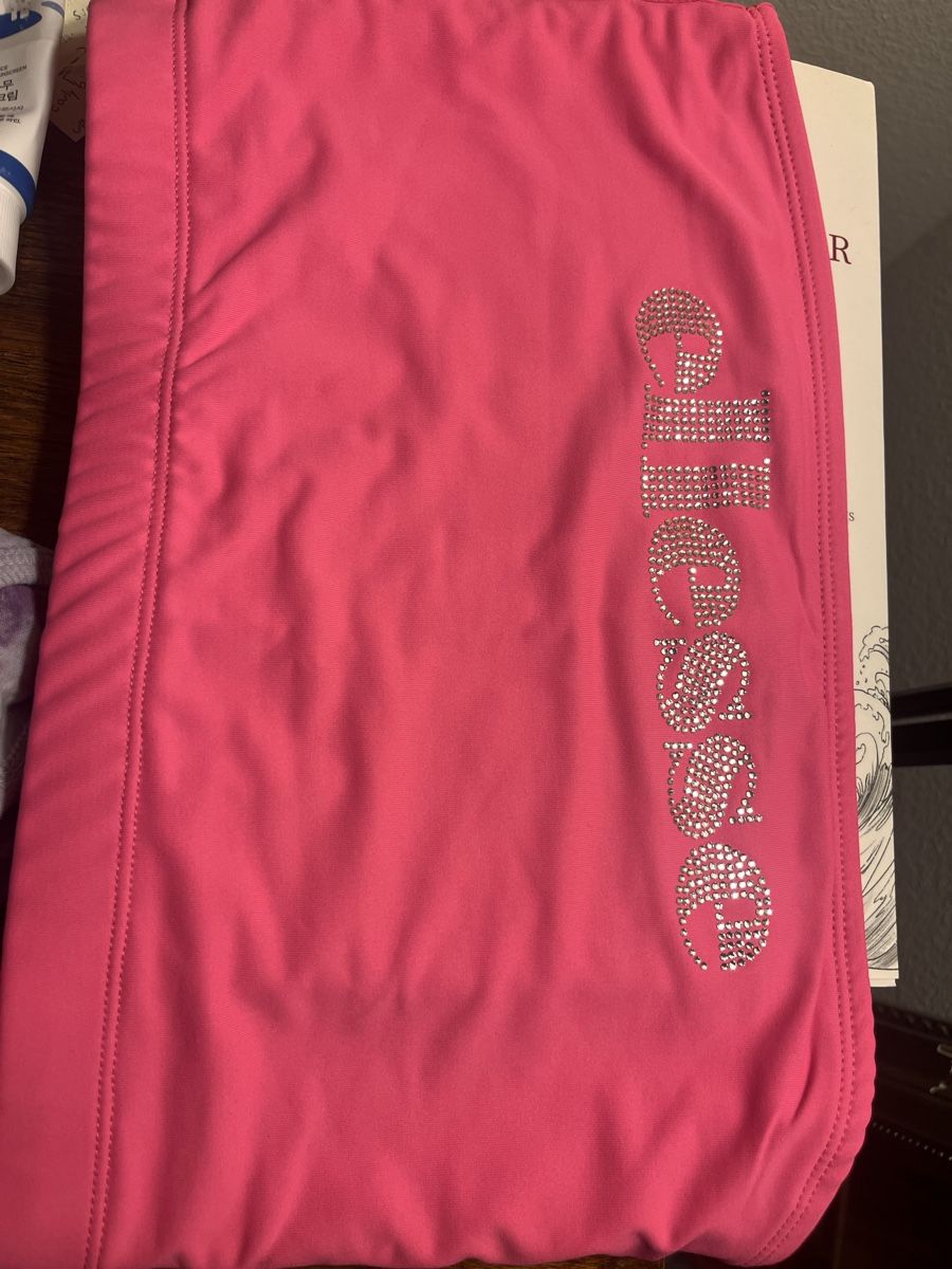 Tops: Top rose Elĺesse avec strass – Neu (gemäss Beschreibung) aus Lausanne von Noemie1994