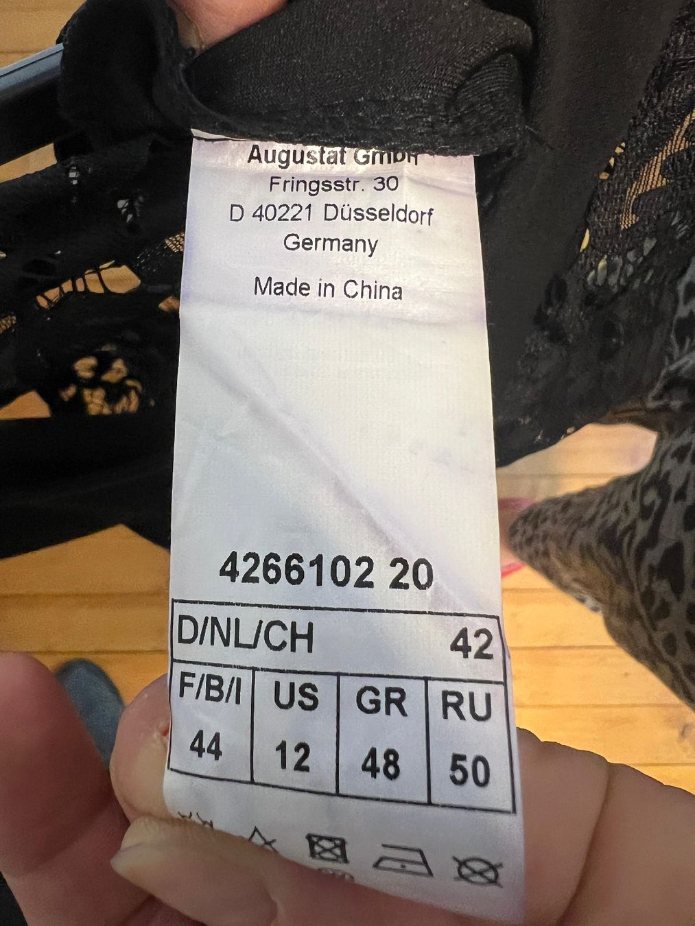 Vestiti: Schwarzes Abendkleid Gr. 42 mit Spitze - Festlich! – Usato da Zürich venduto da Edelshop 5