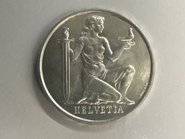 5 Fr. Silber Schweiz Wehranleihe 1936