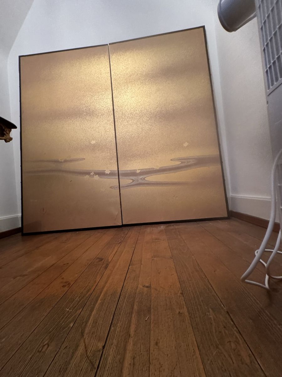 Poster & Bilder: altes-antikes Wandschirm/Paravent/Bild – Gebraucht aus Zürich von zephir68 2