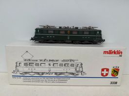 Spur H0 Märklin 3338 SBB Ae 6/6 grün AC Analog Geprüft