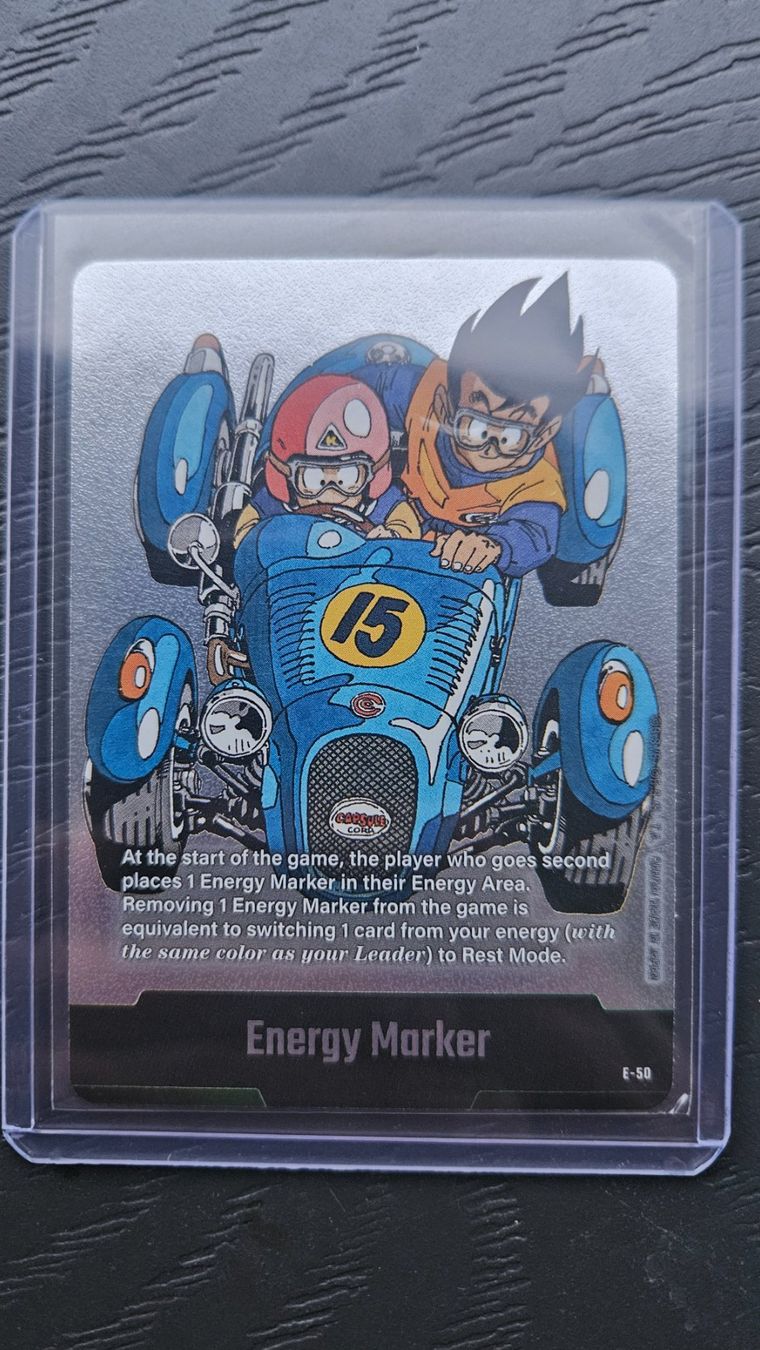 Bandai Sammelbilder & Trading cards: DB Fusion World Energy Marker E-50 Silver EN – Gebraucht aus Stetten AG von Kiosk56 7