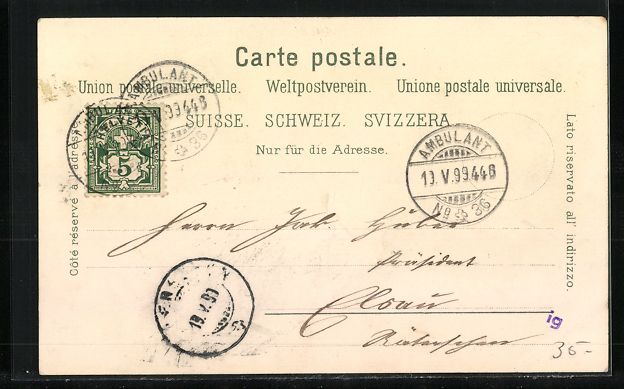 Cartoline postali: Litho St. Gallen, verschiedene Ansichten – Usato da Berlin venduto da bartko-reher 1