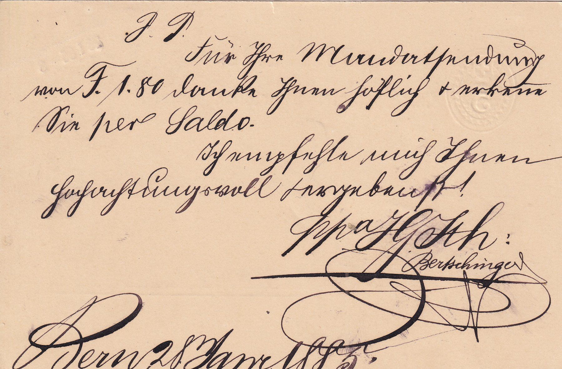 Tous les timbres: 3 antike Postkarten 5C, 1885, Langnau/Chur – D'occasion à Samnaun-Compatsch par Muckimu 3