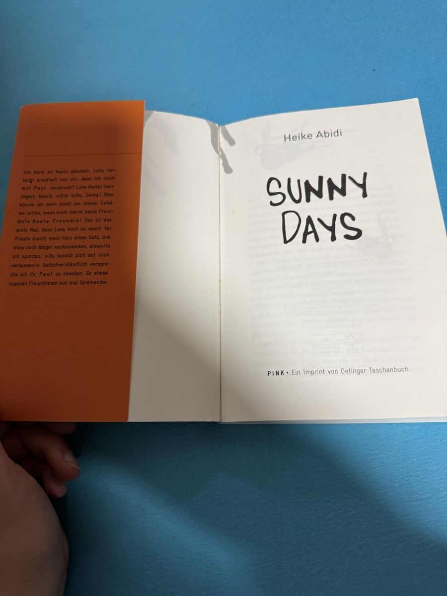 Libri: "Sunny Days" von Heike Abidi – Usato da Teufen AR venduto da nia_5mtm 5