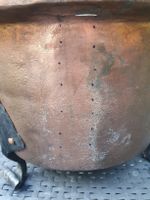 Chaudron ancien cuivre Anliker 35cm état usagé